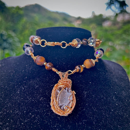 Collar Raíces de protección set